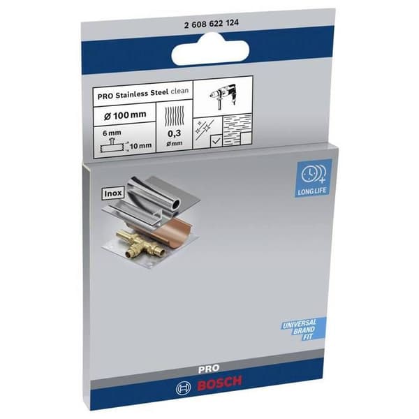 BOSCH Cirkulär borste med ståltråd - Ø 100 mm