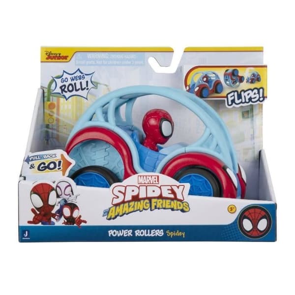 Köret - Marvel - Power Rollers (Spidey) - 15 cm - För barn från 3 år - Inomhus