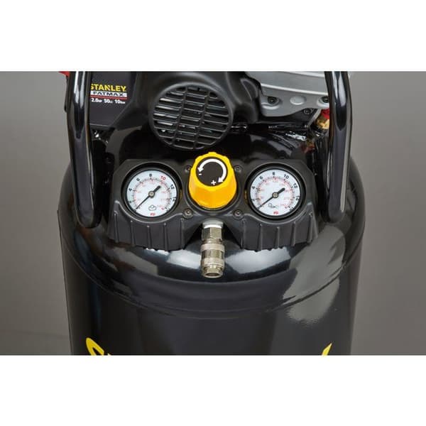 Kompressor - Vertikal - Stanley Fatmax - Lub - 50 L - 2 HP - 10 bar - Smord