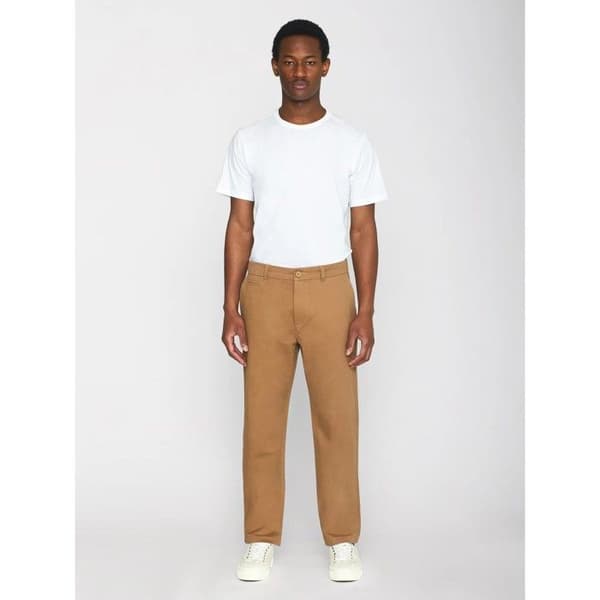 Chino-byxor i twill KnowledgeCotton Apparel Chuck Regular