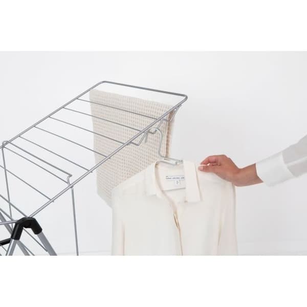 BRABANTIA - HangOn - Torkställ för kläder - 20 m - Metallic grå