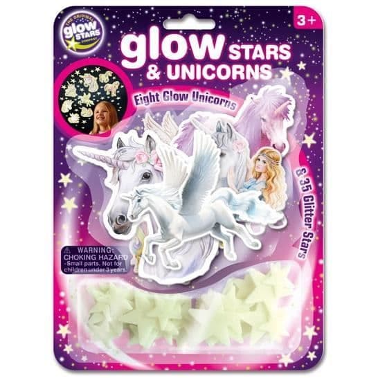 Skinande stjärnor och unicorns