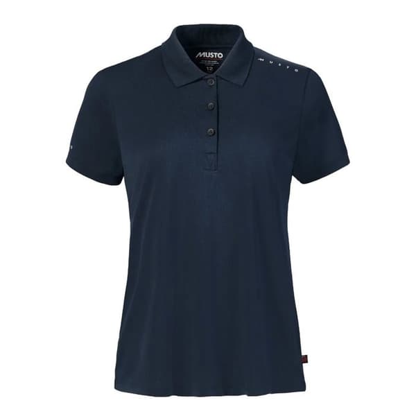 Polo dam Musto Evolution Sunblock - marinblå