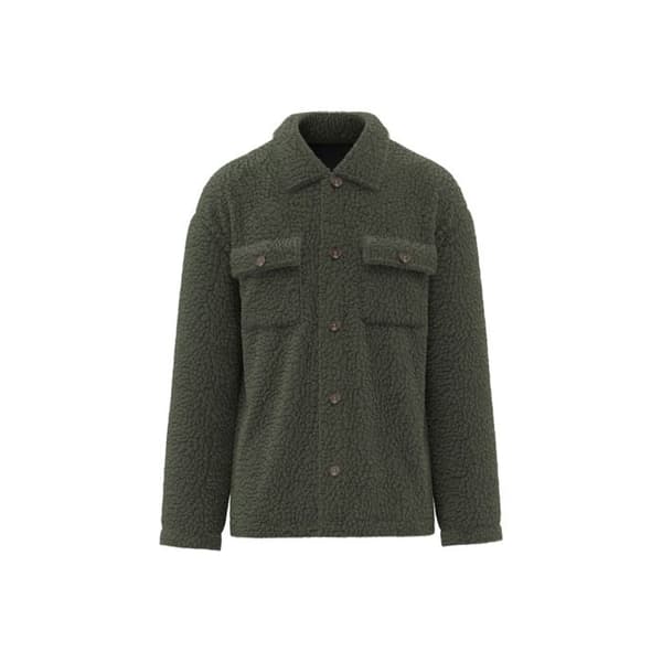 Surchemise Spasso sherpa - skog khaki