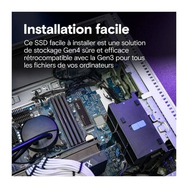 Crucial P310 - SSD - 4 To - P