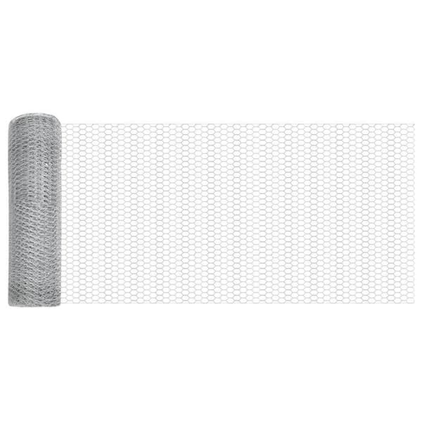 vidaXL Hexagonal Stängsel 0.5x50 m Galvaniserat Stål 42005706