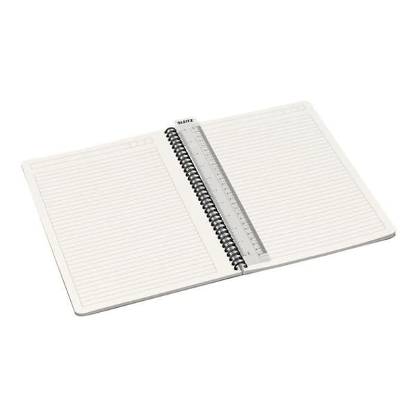 Cahier - Leitz Office - A4 - 90 ark - 180 sidor - graduerad - grå