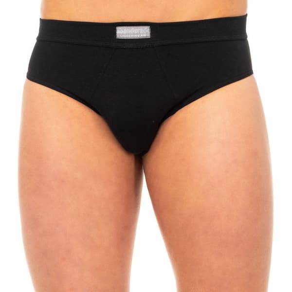 Pack-2 anatomiska slipsar i andningsbart tyg fram A5399 man-Grå-svart