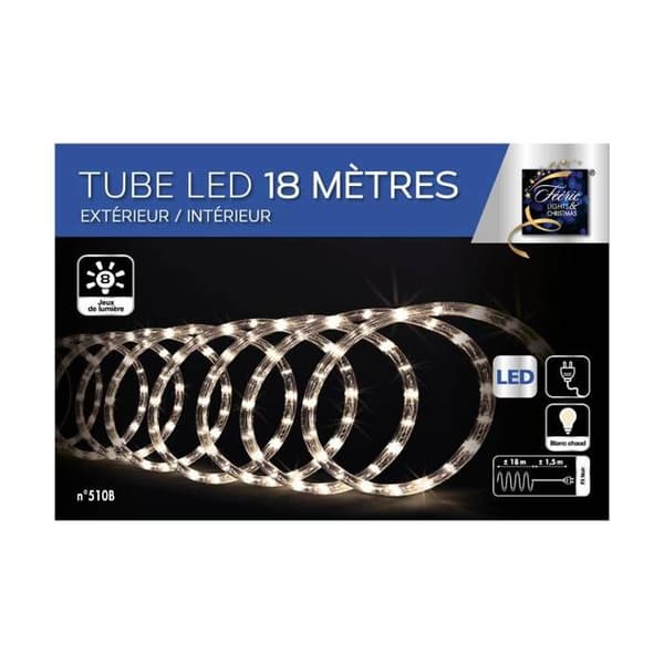 Utomhus elektrisk sladd 18m 324 LED varm vit Feeric lights & jul