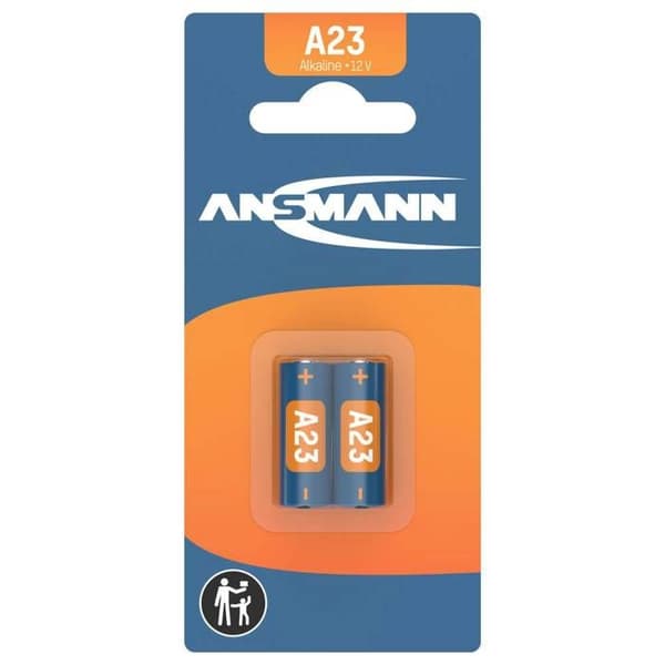 Ansmann LR23 Specialbatteri 23 A alkaliska 12 V 2 st.