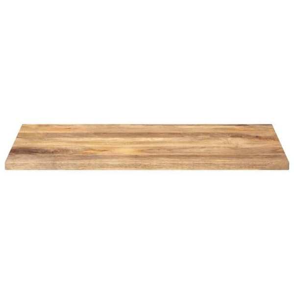 vidaXL Bordsskiva 100x60x2,5cm rektangulär massiv mangoträ 371470