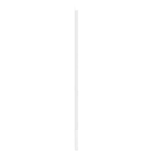 vidaXL Diskbords-panel Kalmar vit glans 60x1,5x57 cm 853659