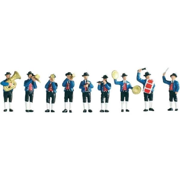 Orkesterfigurer NOCH H0 15580 - 9 figurer, målade