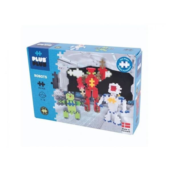 Box Mini Basic 170 stycken "robotar" - Plus Plus