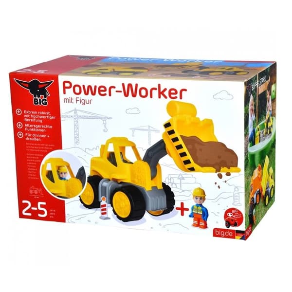 Däckladdare Power-Worker och figur.