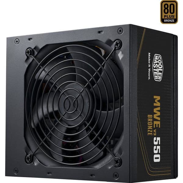 Strömförsörjning - Cooler Master - MPE-5501-ACABW-3BEU - 550W - Helt modulär