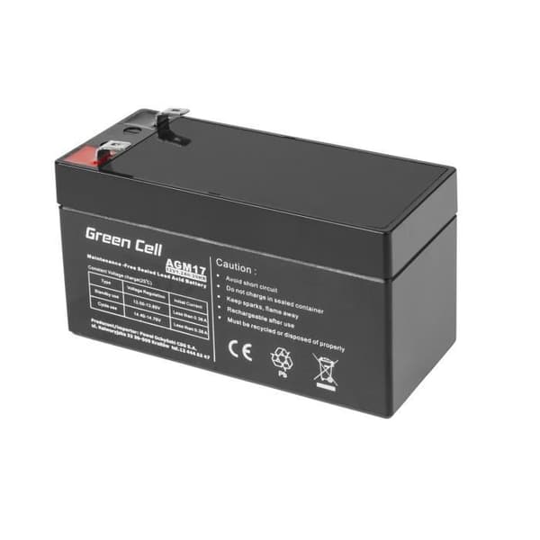 AGM VRLA Green Cell 12V 1,2Ah Strömbatteri