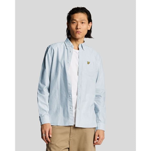 Långärmad randig skjorta Lyle & Scott Oxford