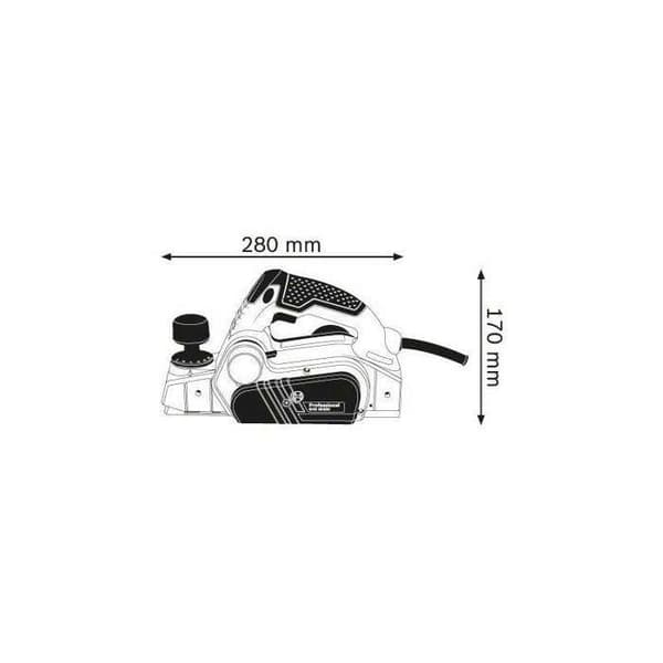 Rabot GHO 26-82D 710W - BOSCH - Med dammpåse - 06015A4301