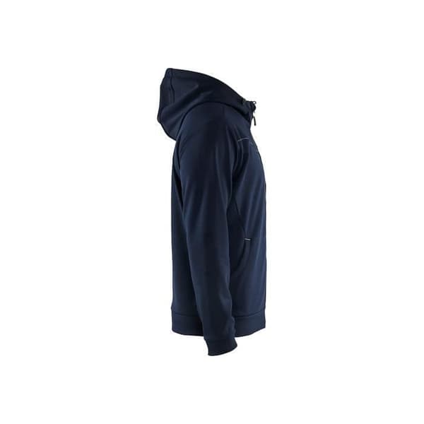 BLAKLADER zip hoodie - Mörkblå/gul - Herr