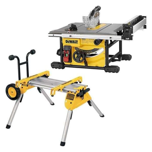 Bordssåg DEWALT DWE7485 Ø 210mm 1850W + DEWALT DE7400 hjulunderrede