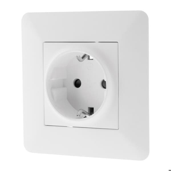 Inbyggd Schuko 16A - Vit - Artezo - Zenitech