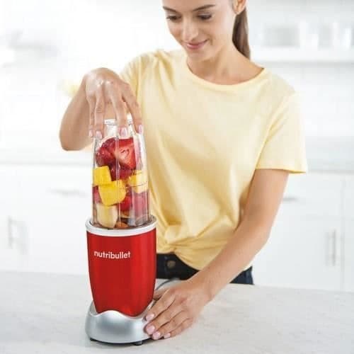 Mini-blender - NUTRIBULLET - Pro 900+ - 900W - 2 muggar + 2 lock + ring - Röd