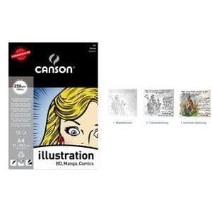 CANSON serietidningsblock, A3-format, 250 g/m2...