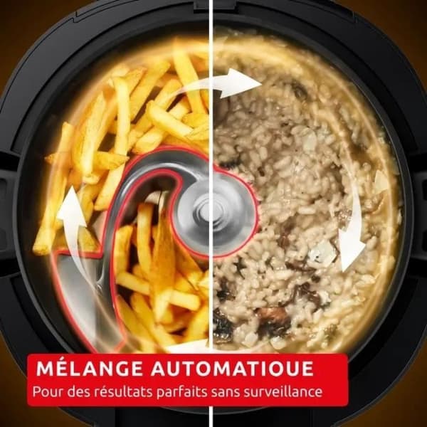 Multikokare - MOULINEX - CE9828F0 - Luftfritös och tryckkokare - 20 program - 6,5 L