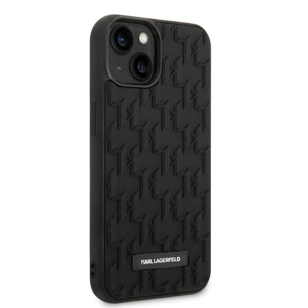 Karl Lagerfeld iPhone 14 Plus-fodral Monogram - Svart