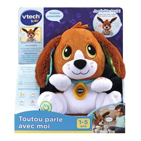 VTECH BABY - Doggie talk with me - Brun