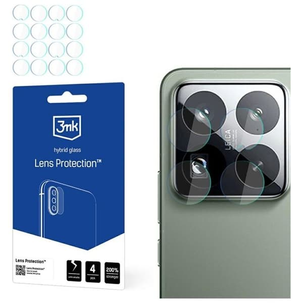 Härdat glas för Xiaomi 15 Pro 3MK Objektivskydd