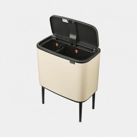 BRABANTIA Bo Touch Bin - 11+23 L - Mjuk Beige