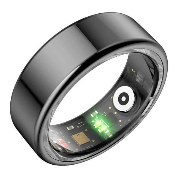 Bluetooth-klocka - smart klocka - intelligent klocka Colmi Smart Ring R02 18,9 MM 9 (Svart)