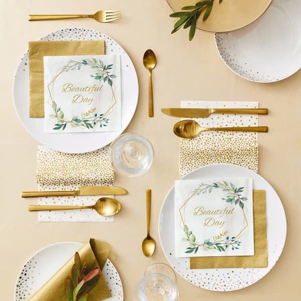 Engångsservis set Paw decor collection - SDL