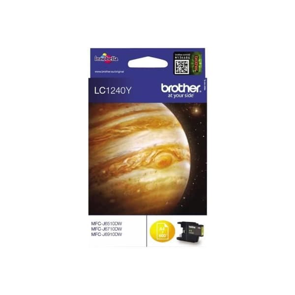 BROTHER Cartouche LC-1240 - Gul