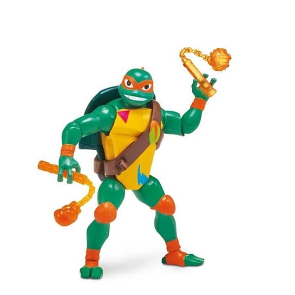 Ninja Sköldpaddor - Rörlig figur med tillbehör - MIKEY