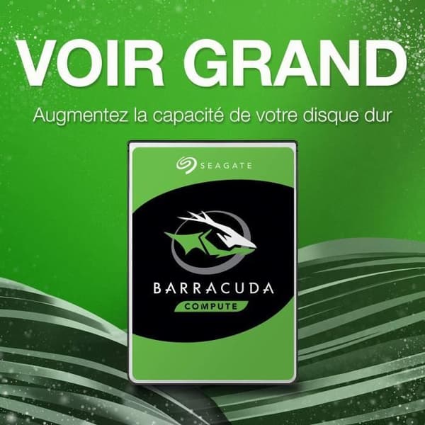 Seagate BarraCuda 2 TB 3,5" intern hårddisk - SATA 6 Gb-s - 7200 RPM - 64 MB cache