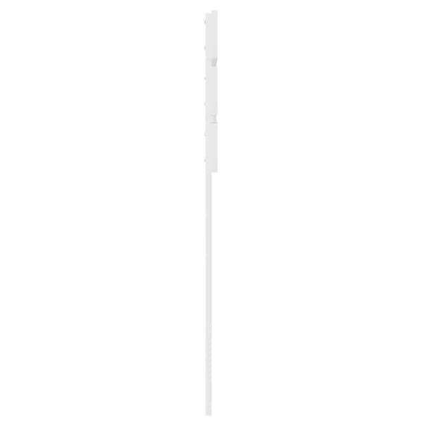Sänggavel - VIDAXL - 75 cm - Vit - Ingenjörsträ - Nutida