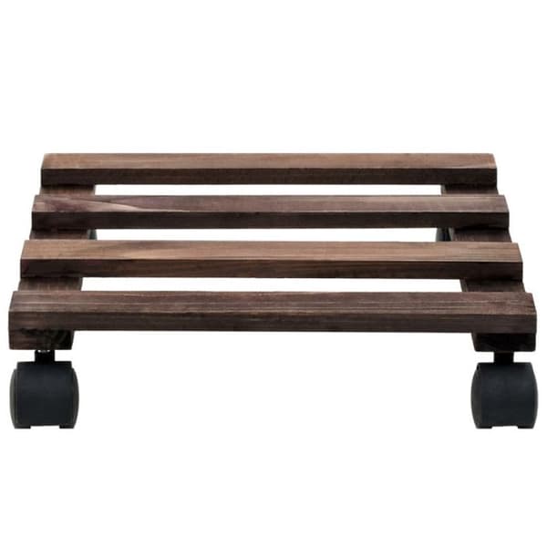 vidaXL Rullväxtställ Cederträ 4 st 25 x 25 cm