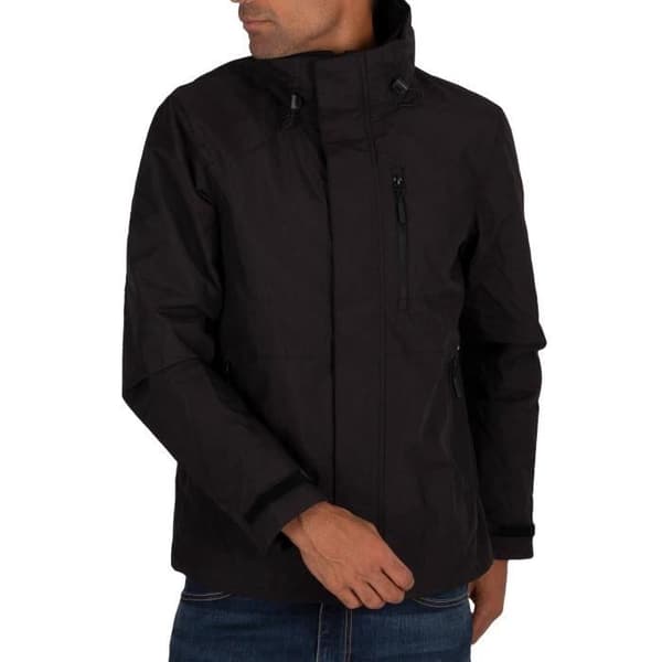 Superdry orkanjacka - Herr - Svart - Dragkedjefickor - Fleecefoder - Kompakt huva