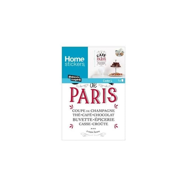 Cafe de Paris överföring väggdekal