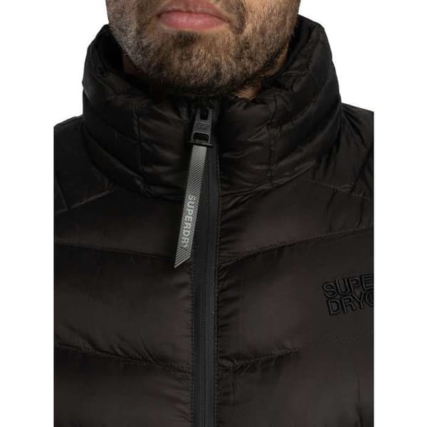 Hybrid Storm Knit Quiltad Jacka - Superdry