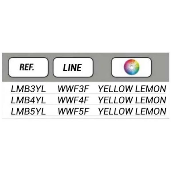 Flugfiskelinje - Baetis - Linea WF3F - Citron gul - Loop i spetsen