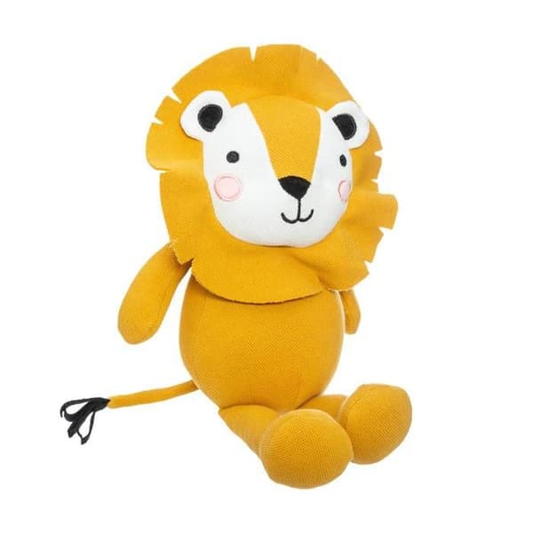 Gul lejonplush för barn H44cm - Atmosphera Inredningsdesigner