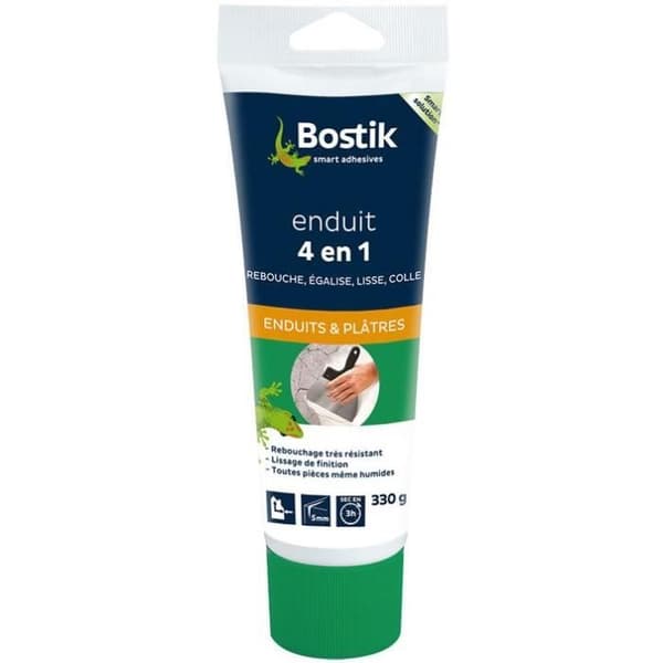 4 i 1 multifunktionsbeläggning - BOSTIK - Rör 330 g - Vit - Interiör - Gör det själv