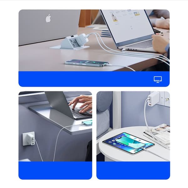 USB-C-kabel CDX 100 W 5 A Power Delivery 1 m - Vit