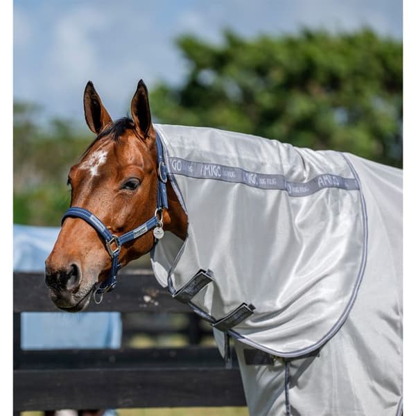 Flugskyddsjacka för häst Horseware Amigo Bug Plus - Grå - 155 cm