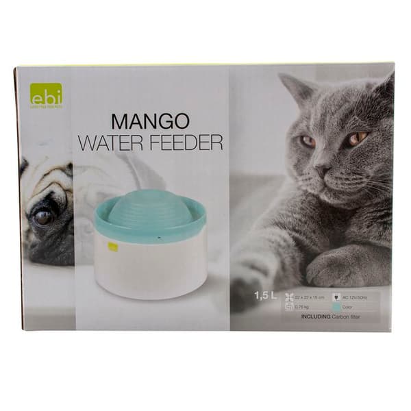 Vattenfontän för hund och katt Ebi Mango