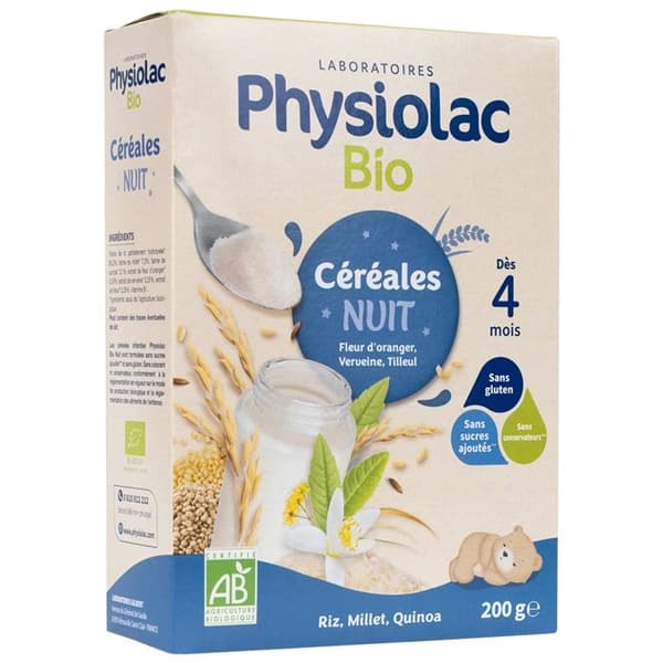 Physiolac Bio Cerealier Natt 200 g